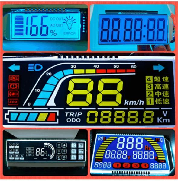 TN HTN STN FSTN VA Segment Graphic Monochrome LCD Display RGB LCD Segment