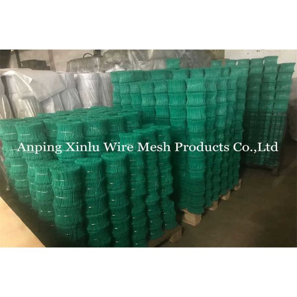 6 Inch Double Loop Tie Wire Anti Rust 1.0mm 16 Gauge Coloured PVC Coated Baling Tie Wire