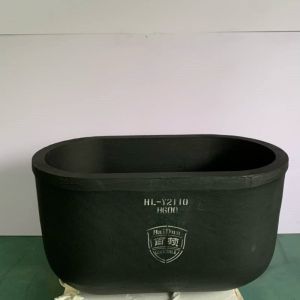 Lightweight Melting Graphite Crucible Round High Pure Graphite Crucible