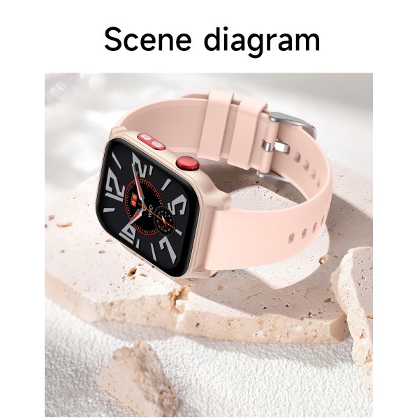1.83 IPS Display Square Shape Smart Watch 300mAh Smart Watch Fitness Tracker