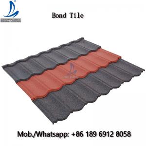 Quality San-gobuild Roof Tile/Stone Solar Roof Tiles/Stone Coated Metal Roof Tile Steel Roofing Indonesia wholesale