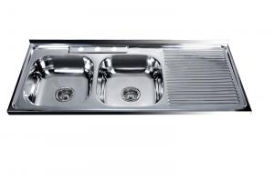Quality stainless steel sink and drainer #FREGADEROS DE ACERO INOXIDABLE #kitchen sink #sink #hardware #sanitaryware #kitchenwar wholesale
