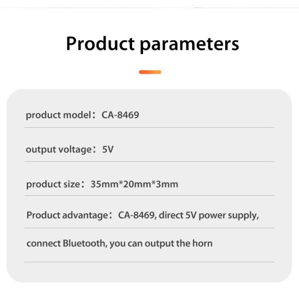 Compact 5V BT Module 5.0 Class D PAM8403 Digital Audio Power Amplifier with CA-6928 BT