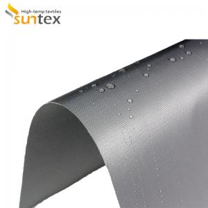 Quality Silicone Coated Fiberglass Fabric On Single Side for Welding Blanket Fabrication and Fire Resistant Welding Blanket wholesale