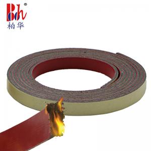 China Graphite Fireproof Door Seal 2mm Thick With Red And Brown Color on sale