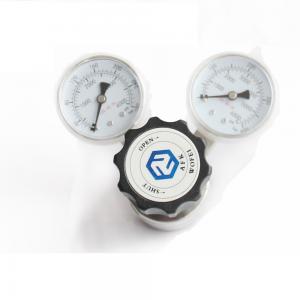 Quality Pure Gas High Pressure Reducer Hydrogen Gas Regulator 3000/6000 Psi With Gauge wholesale