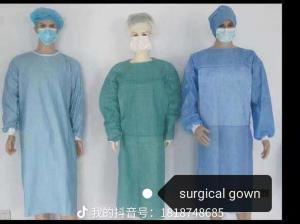 Quality Isolation Disposable Surgical Gowns Surgical Nonwoven Gown Disposable Patient Gown wholesale