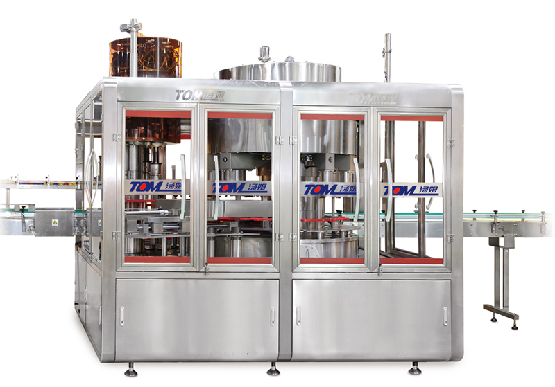 Rotary filling capping monoblock for 1-5L lubricant, lub oil