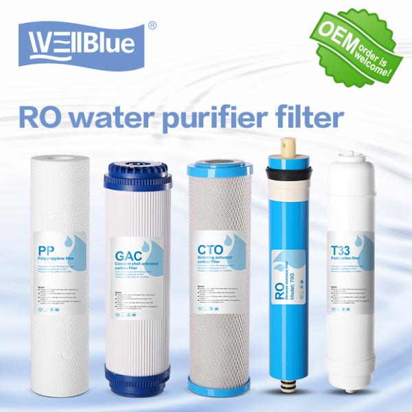 Granular Active Carbon RO Water Filter Replacement 100% Polypropylene 10 Inch
