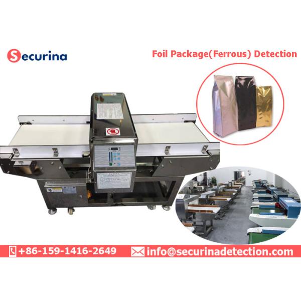 Industrial Food Grade Metal Detectors High Speed For Food Production Safety Systems