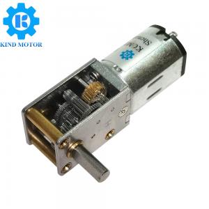 Quality Small Worm Gear Motor 12v High Torque 10-6000rpm N30 Brushed wholesale