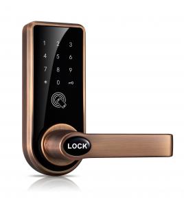 Quality Keyless Keypad Door Lock , Password Card App Bluetooth Digital Lock For Home wholesale