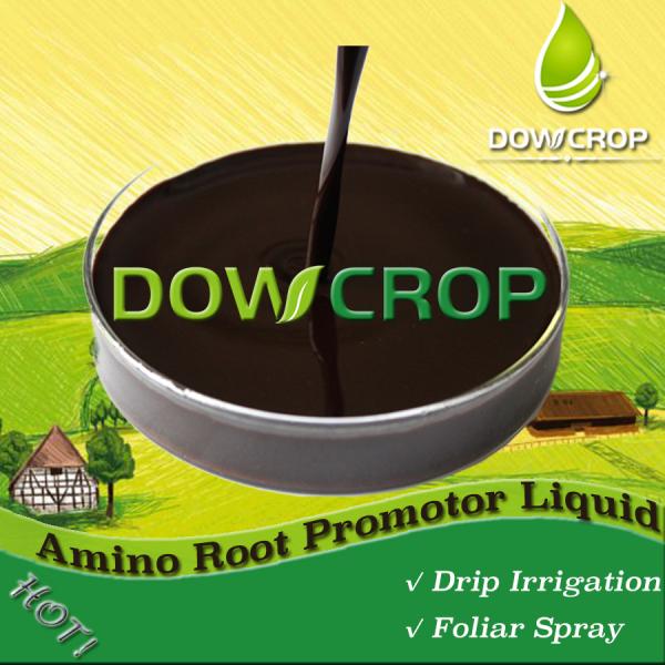 ROOT PROMOTOR@ AMINO POLYPEPTIDE LIQUID DOWCROP HIGH QUALITY HOT SALE 100% WATER SOLUBLE FERTILIZER ORGANIC Dark Brown
