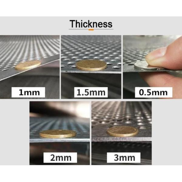 Punch Sieve 100mm Hole Perforated Screen Mesh For Chemical Filtration