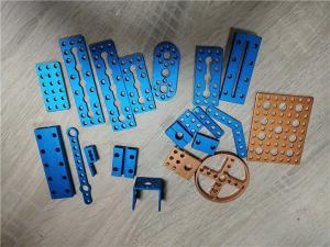 Quality Aluminum Metal CNC Machining Drilling Brushed Hinge Process With Anodized Color wholesale