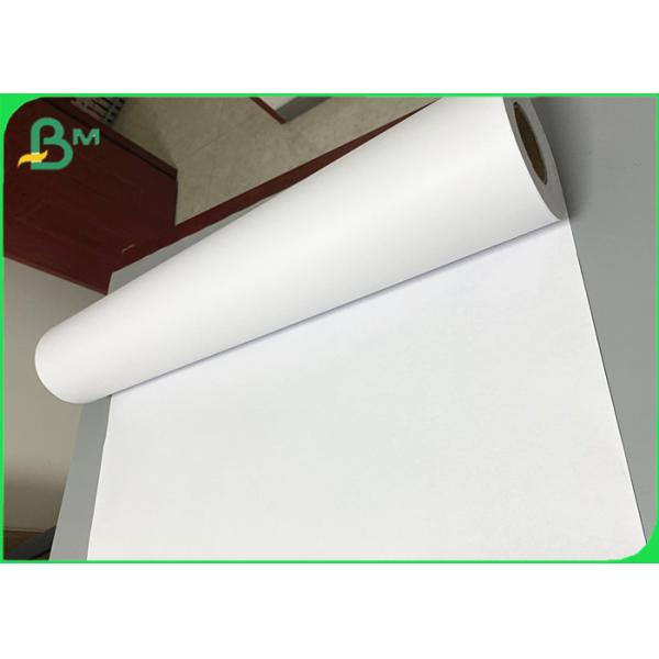 75gsm 2" 3" Core 36inch White Plotter Bond Paper For Garment Factory