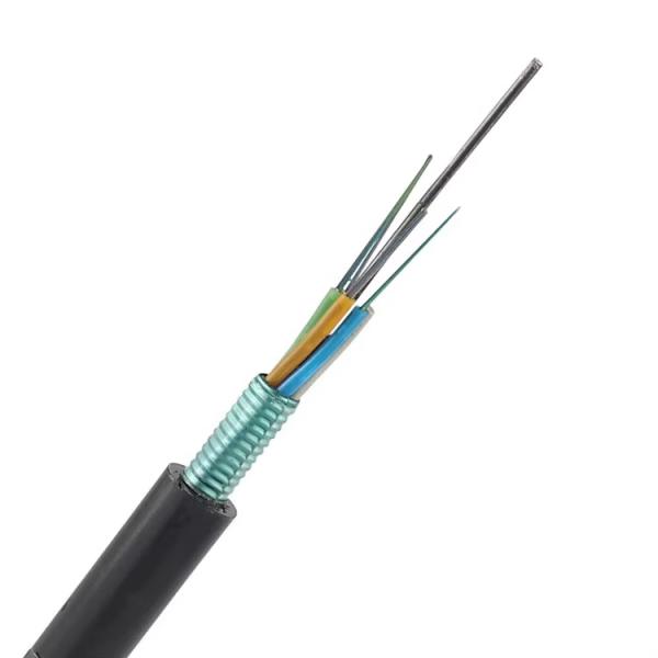 PUNAISGD Outdoor Fiber Optic Cable Armored 24 48 Core GYTS Fiber Optic Cable