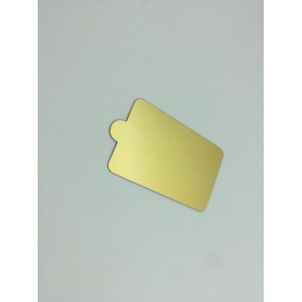 Disposable Rectangle Cake Base Board Moisture Proof 2.2mm Thickness For Pastry Cake