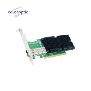 Quality PCIe X16 Network Single Port Ethernet Card Adapter QSFP28 100G Intel E810 wholesale