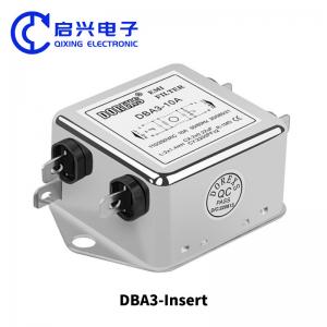Quality DBA3 Insert EMI Filter 220V 1A 3A 6A Single Phase Universal Series Power Filter wholesale