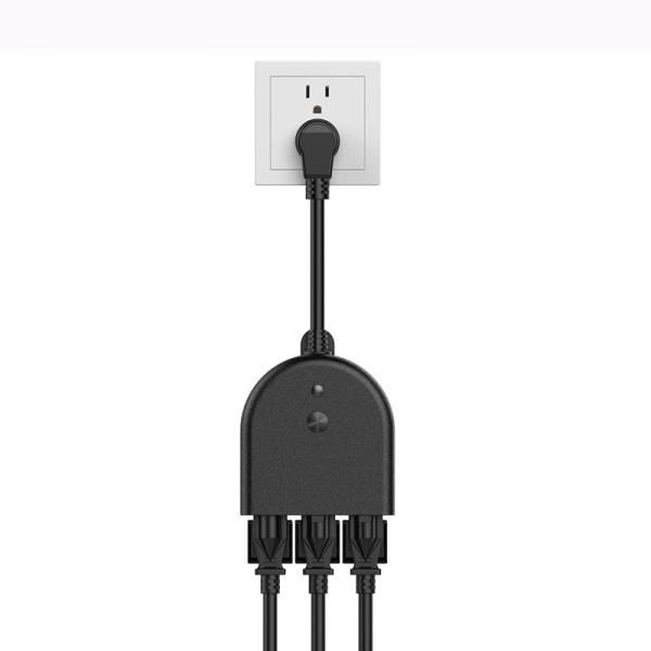 Cheap 3 AC Sockets Wifi Smart Plug , Remote Control Smart Home Plug Sockets for sale