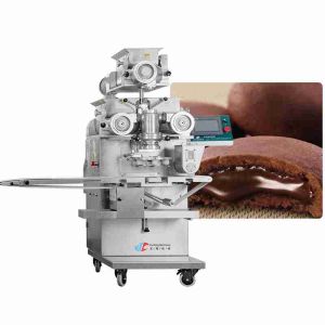 Commercial Cookie Encrusting Machine Stuffed Cookie Cutter Machine