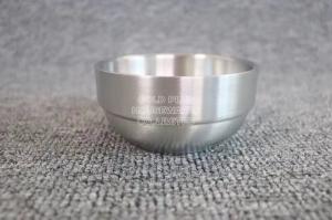 Quality Good promotion restaurant hard-to-break metal rice bowl export wholesale stainless steel noodle snack bowl for kids wholesale