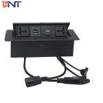 gas pop up panel desktop socket with 2 power and two data /desktop popup socket
