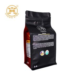 Quality Block Bottom Customize Coffee Packaging Bags 250g 500g 1000g 1kg With Valve wholesale