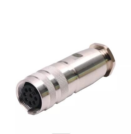 Straight Wire Aviation Plug AISG Cable Assembly Connector M16 5 Pin 8 Pin