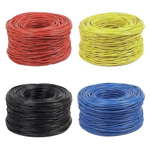 23AWG Practical Cat6 Lan Cable BC 0.57 UTP PVC Jacket 4 Pairs 305m