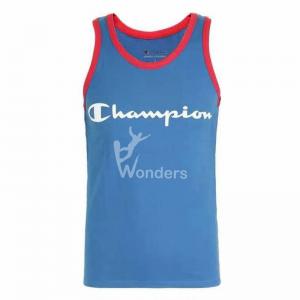 China Men's Breathable Gym T Shirts Classic Cotton Tank Jersey Sports TOP on sale