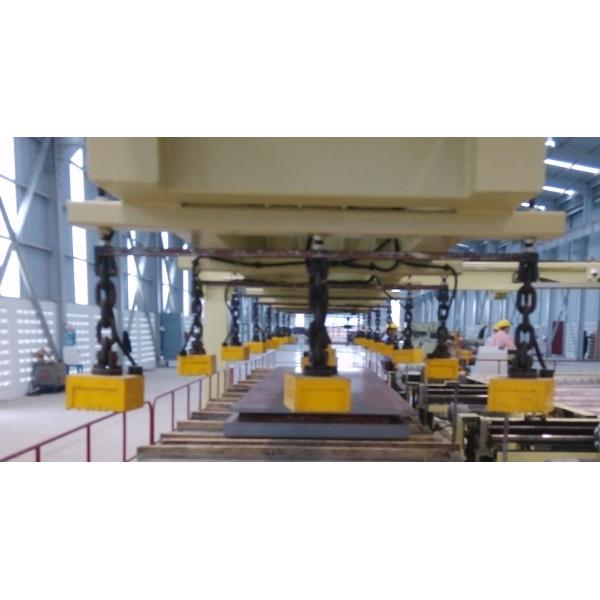 Steel Sheet Large Metal CNC Shearing Machine Power High Speed Feeding Cutting Stacking