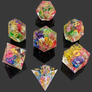 Wear Resistant Resin DND Dice Hand Pouring Polyhedral Sharp Edge