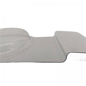 Quality Recyclable Plastic Blister Pack PVC Plastic Serving Trays White wholesale