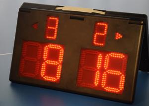 China Black Digital LED Tabletop Electronic Scoreboard For Scoring Pingpong on sale