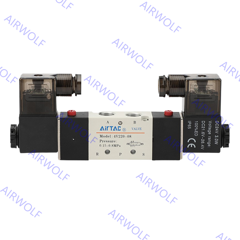 AIRTAC 4V200 Series 5/2 way, 5/3 way Electric Solenoid Valves 1/8" Port Size