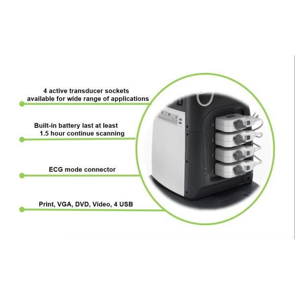 Sonoscape S12 Trolley Color Doppler System Digital Color Doppler Ultrasound System Pregnancy Scanner