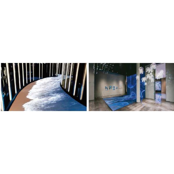 Indoor Interactive LED Floor Screens with 900-3000NITS Brightness and 200W/Cabinet Power