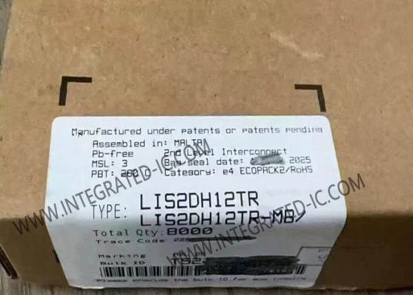 Cheap LIS2DH12TR Sensor IC MEMS Digital Output Motion Sensor 3-Axis Linear Accelerometer for sale