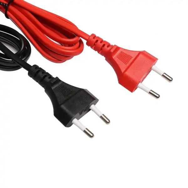 Factory Wholesale EU AC Vde extention Power Cord 1.5m 1.8m 6ft Euro Plugs C13 wire Supply Cable For PC Computer and hair