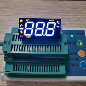 Quality 90°PIN Bend Ultra Red /White/Amber Triple Digit  7 Segment LED Display For Temperature Control wholesale