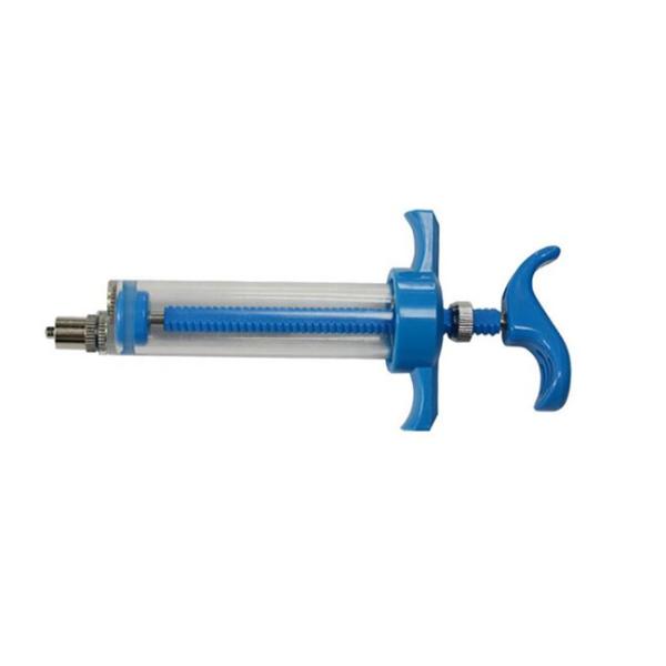 Colored ISO9001 Plastic Steel Syringe TPX Animal Injection Veterinary