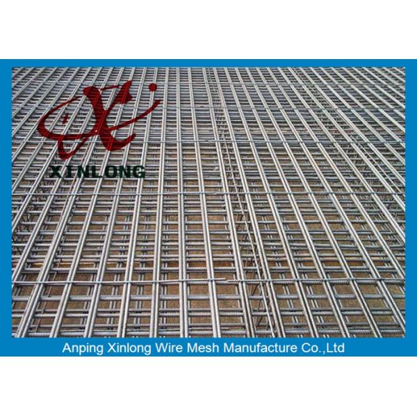 Various Aperture Reinforcing Welded Wire Mesh For Concrete Slabs Square Hole Shape