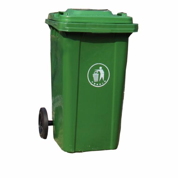 Rubbermaid Kitchen Garbage Trash Can Plastic Outdoor Standing Large Eco dust bin with Wheels