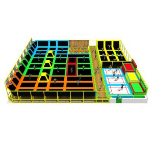 Quality Professional Indoor Trampoline Park With Pvc Pp Nylon Materials wholesale