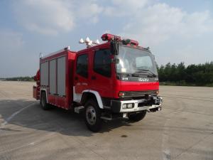 Quality ISUZU 177kw 4X2 Fire Safety Truck Vehicle High Capacity With 5 Ton Crane wholesale