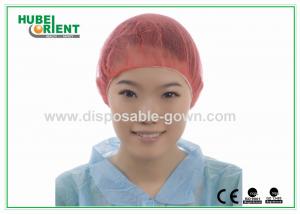 Quality PP Nonwoven Colorful Disposable Scrub Caps / Mens Surgical Caps wholesale