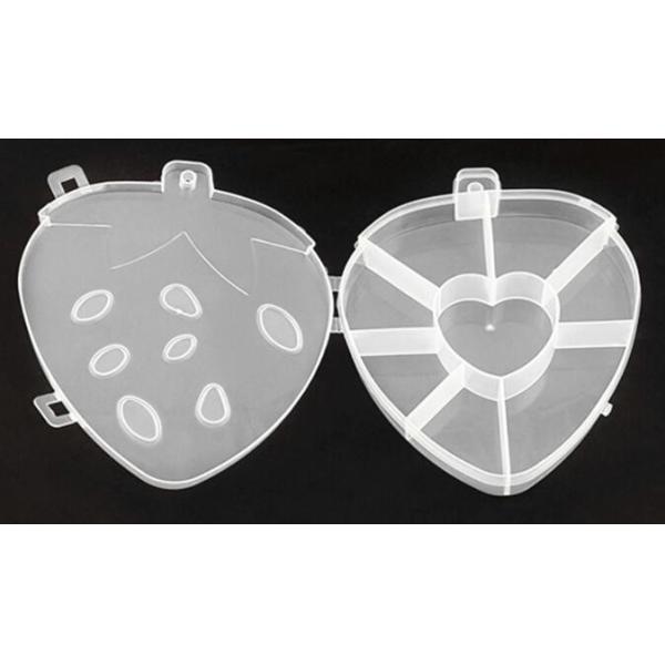 Compartment Clear Plastic Storage Box With Removable Dividers, Slots Adjustable Craft Organizer Jewelry plastic Storage