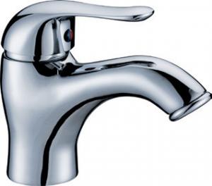 China Deck Mount Tub Faucet One Handle Bathroom Sink Basin Tap Faucets , Bubbler Faucet on sale